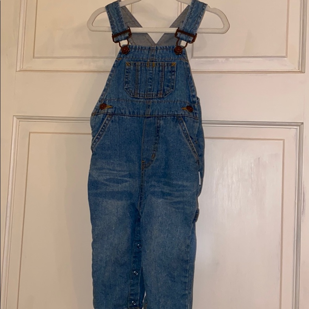 Baby fresh Denim Jean baby overalls w/pockets